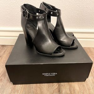 New open toe booties